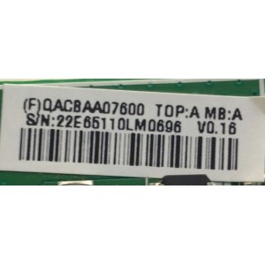 MAIN PARA MONITOR AOC / NUMERO DE PARTE QACBAA07600 / 715G4134-M03-000-004K / MODELO E2243FW